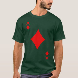 Ace Of Diamonds Playing Cards Poker  T-Shirt