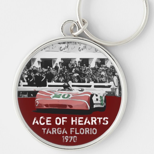 ACE OF HEARTS 1970 KEYCHAIN (Front)