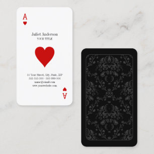 Ace Of Hearts business card