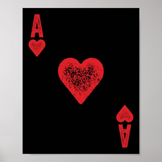 Ace Of Hearts Card Costume  Poster (Front)