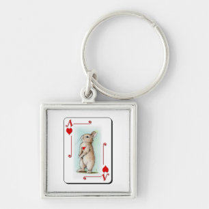 Ace of Hearts Keychain