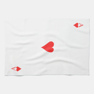 Ace of Hearts Kitchen Towel