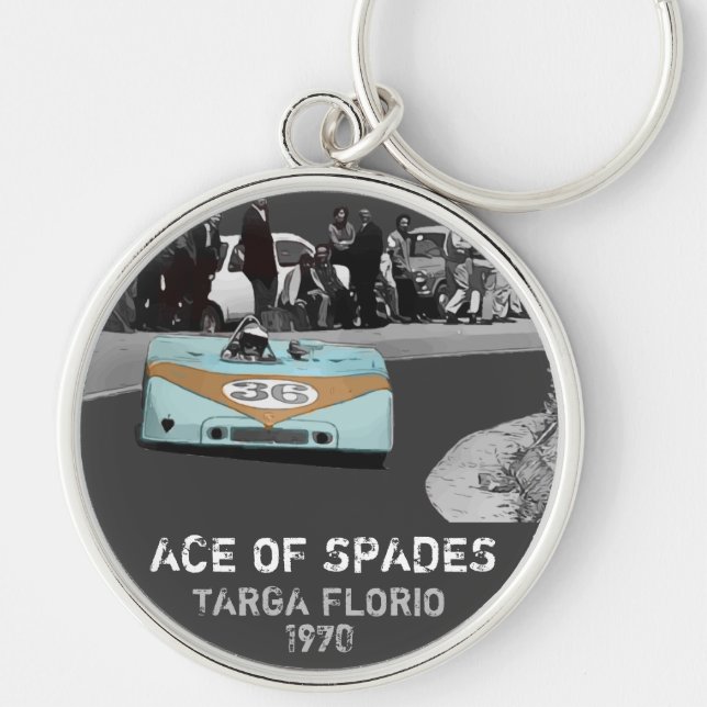 ACE OF SPADES 1970 KEYCHAIN (Front)