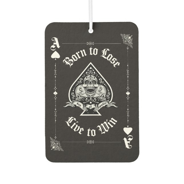 Ace of Spades Air Freshener (Front)