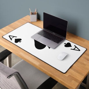 Ace of spades desk mat