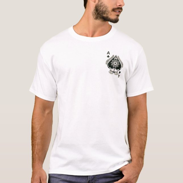 Ace of Spades (front and back) T-Shirt (Front)
