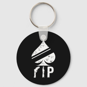 Ace Of Spades Funny Video Game Player Keychain