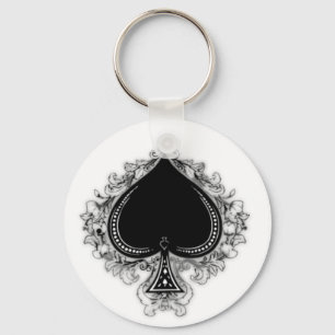 Ace of Spades Keychain