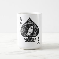 Ace of Spades — Lady Cameo Filigree Emblem