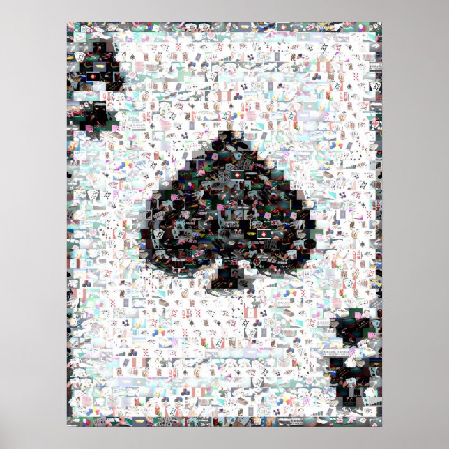 Ace Of Spades Montage Poster (Front)