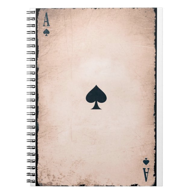 Ace of Spades Notebook (Front)