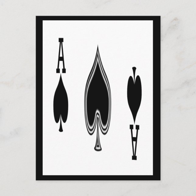 Ace of Spades Postcard (Front)
