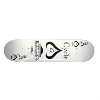 Ace of spades skateboard