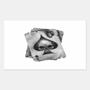 Ace of Spades Skull Sticker