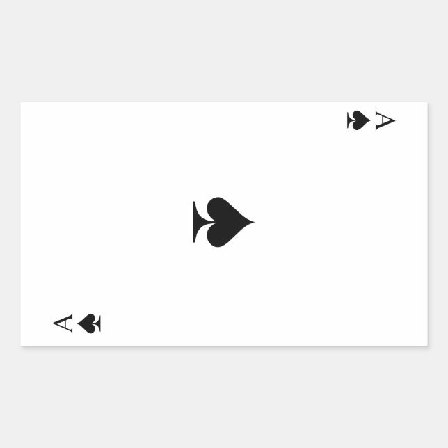 Ace of Spades Sticker (Front)