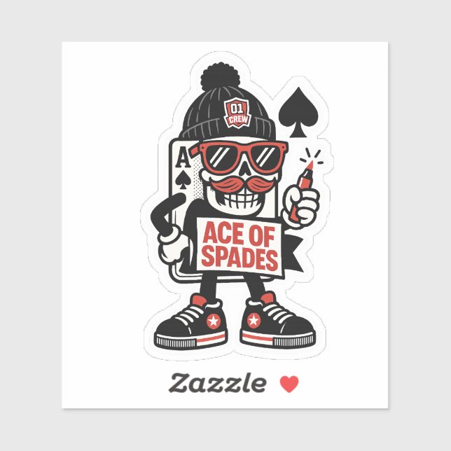 Ace of Spades Street Mascot — Pro Grind Edition (Sheet)