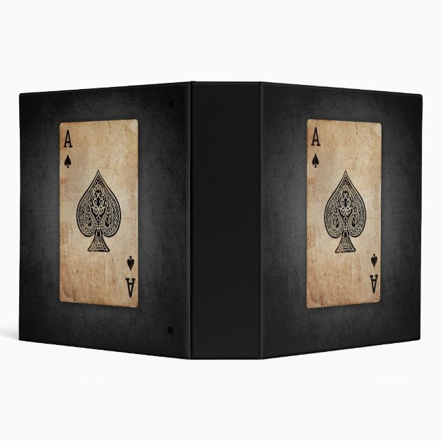 Ace of spades throw pillow binder (Background)