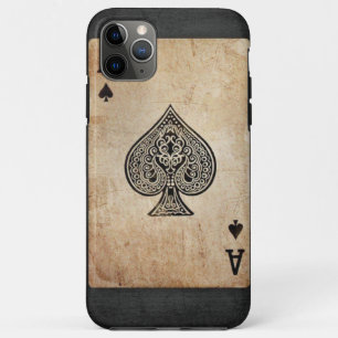 Ace of spades throw pillow iPhone 11 pro max case
