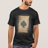 Ace of spades throw pillow