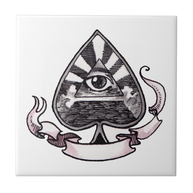 Ace of Spades Tile (Front)