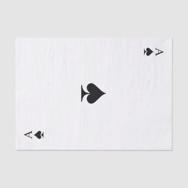 Ace of Spades Tissue Paper (Front)