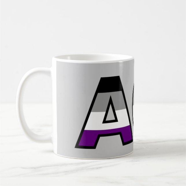 Ace pride flag mug (Left)