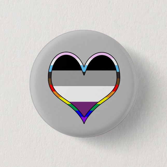 Ace Pride Heart Button (Front)
