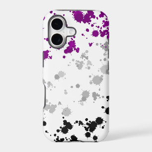 Ace Pride Splatter Design Phone CAse