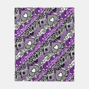 Ace Pride Squiggle Fleece Blanket