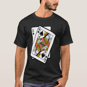 Ace & Queen of Spades 21st Birthday Twenty One Yea T-Shirt