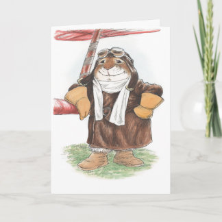 Ace Rabbit aviator card