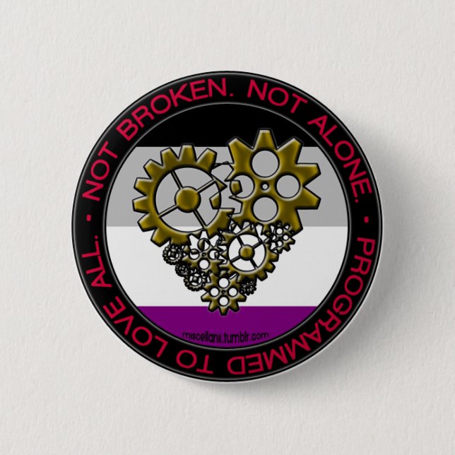 Ace Robot Pride - Small 2 Inch Round Button (Front)