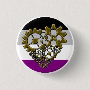 Ace Robot Pride - Tiny 1 Inch Round Button