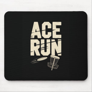 Ace Run Disc Golf Frisbee Sket Chains Retro  Mouse Pad