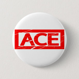 Ace Stamp 2 Inch Round Button