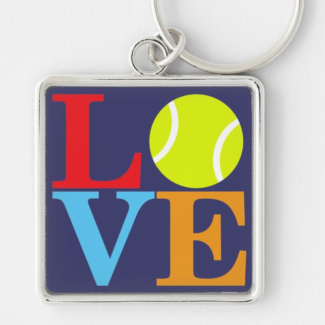 Ace Tennis LOVE Keychain (Front)