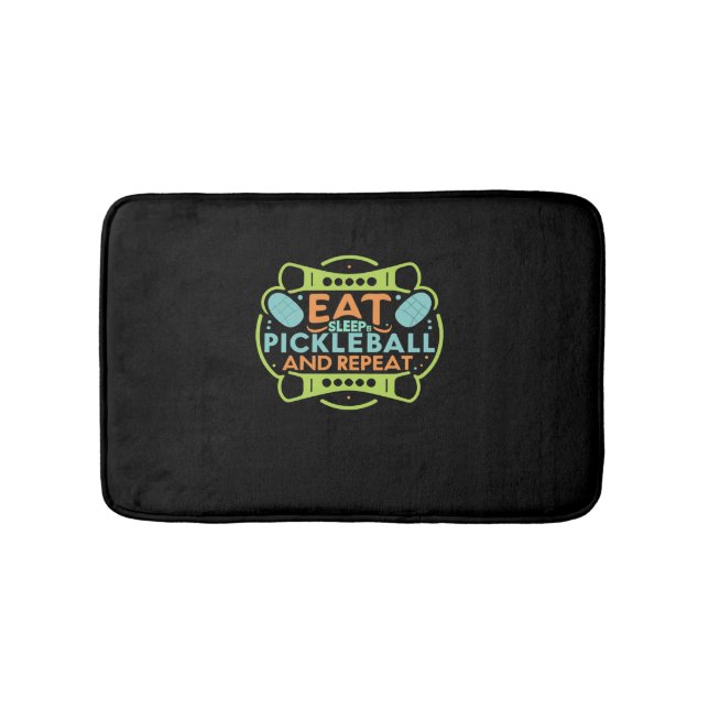 Ace the Court with Pickleball   Bath Mat (Front)