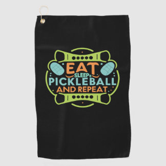 Ace the Court with Pickleball   Golf Towel