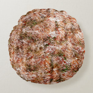 Acer forest under cotton or rock under ground round pillow