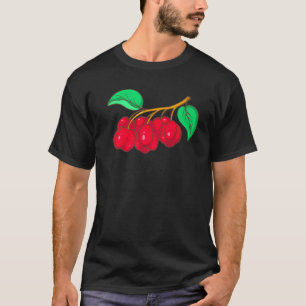 Acerola Fruit Food Vegan Vegetarian T-Shirt