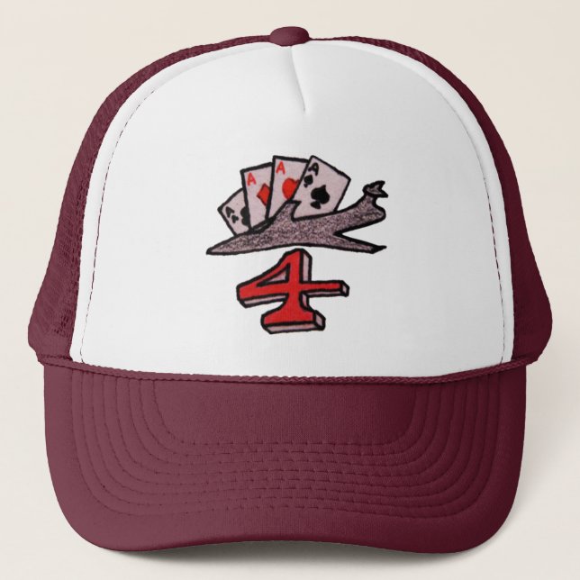 aces4 trucker hat (Front)
