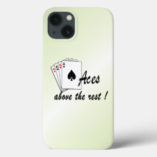 Aces Above the Rest Green iPhone 13 Case