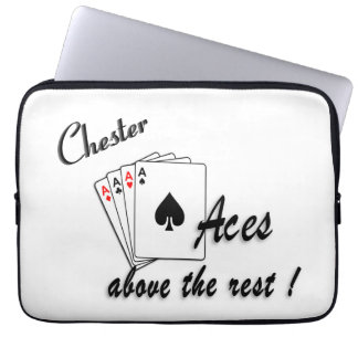 Aces Above the Rest Personalize with Name Laptop Sleeve