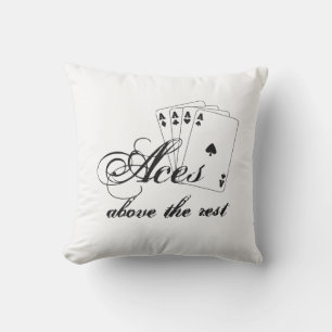 Aces Above the Rest Throw Pillow
