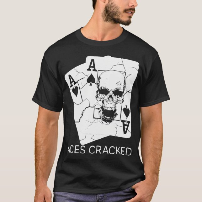 Aces Cracked T-Shirt (Front)