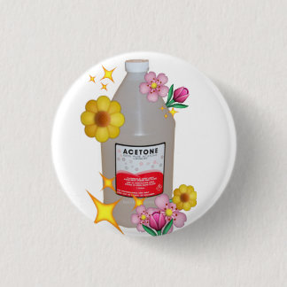 Acetone 1 Inch Round Button