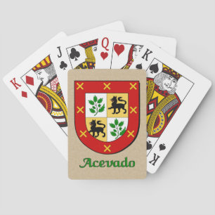 Acevado Family Shield Playing Cards