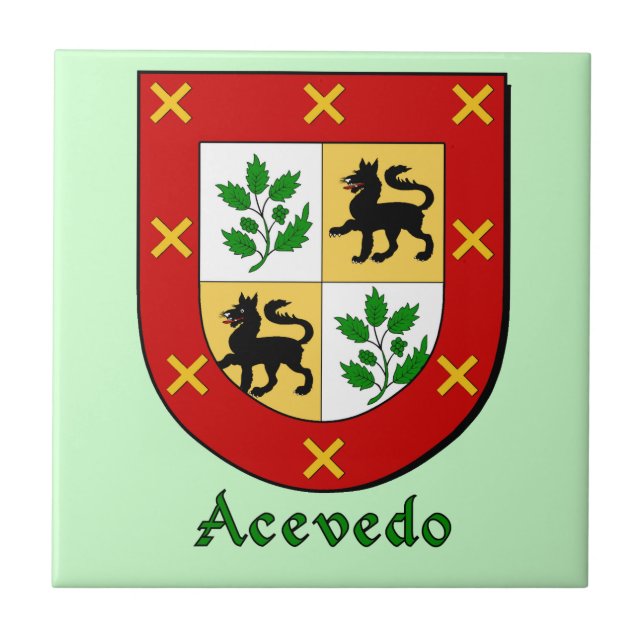 Acevedo Family Shield Tile (Front)