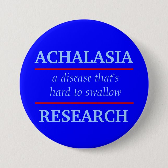 Achalasia research button (Front)