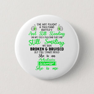 Achalasia Syndrome Warrior Gifts 2 Inch Round Button